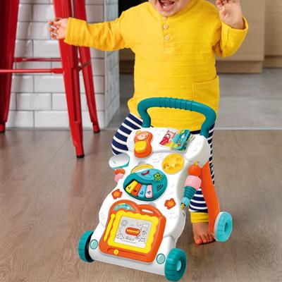 Learning Walking Car Baby Activity Toy, Interactive Montessori Push Car, Infant