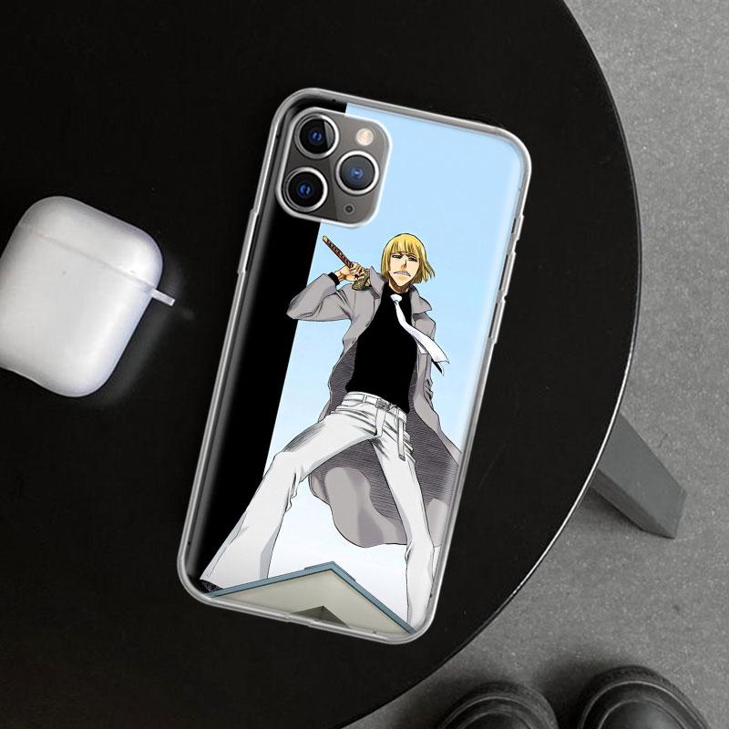 Bleach Shinji Hirako Phone Case Cover for iPhone 11 12 13 Mini 14 15 Plus 16 Pro Max 17 Air 7 8 + SE Art Customized Fundas 11 12