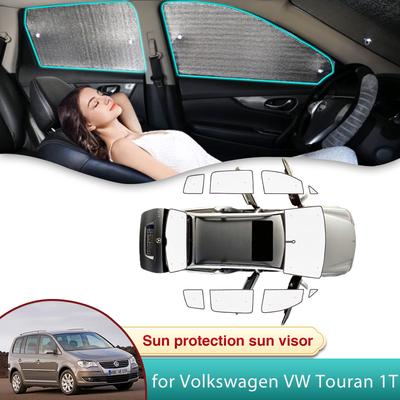 Full Car Sun Shade For Volkswagen VW Touran MK1 1T 2003 2004 2005 2006 2007 2008 2009 2010 2011 2012 2013 2014 2015 Accessories