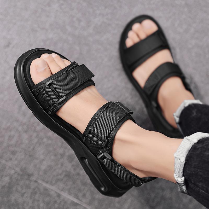 Summer Sandals Business Casual Men Cushion Slippers 2024 New Arrival Fashion Brand Design Non-slip Outdoor Beach Shoes