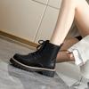 Women’s Winter Boots Casual Short Motorcycle Boots Street Style Black Warm Ankle Boots Plus Size