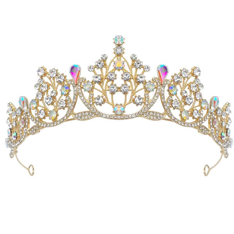 High End and Elegant Bride's Crown Headwear Hair Band Wedding and Celebration Accessories Hair Accessories Birthday Party Crowns Gifts