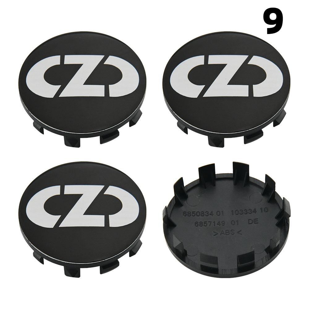 4PCS OD 56MM / ID 53MM Caps On Wheels OZ VOSSEN Emblem Wheel Center Cap Car Logo Wheel Cover Hub Caps Sport Rim Caps