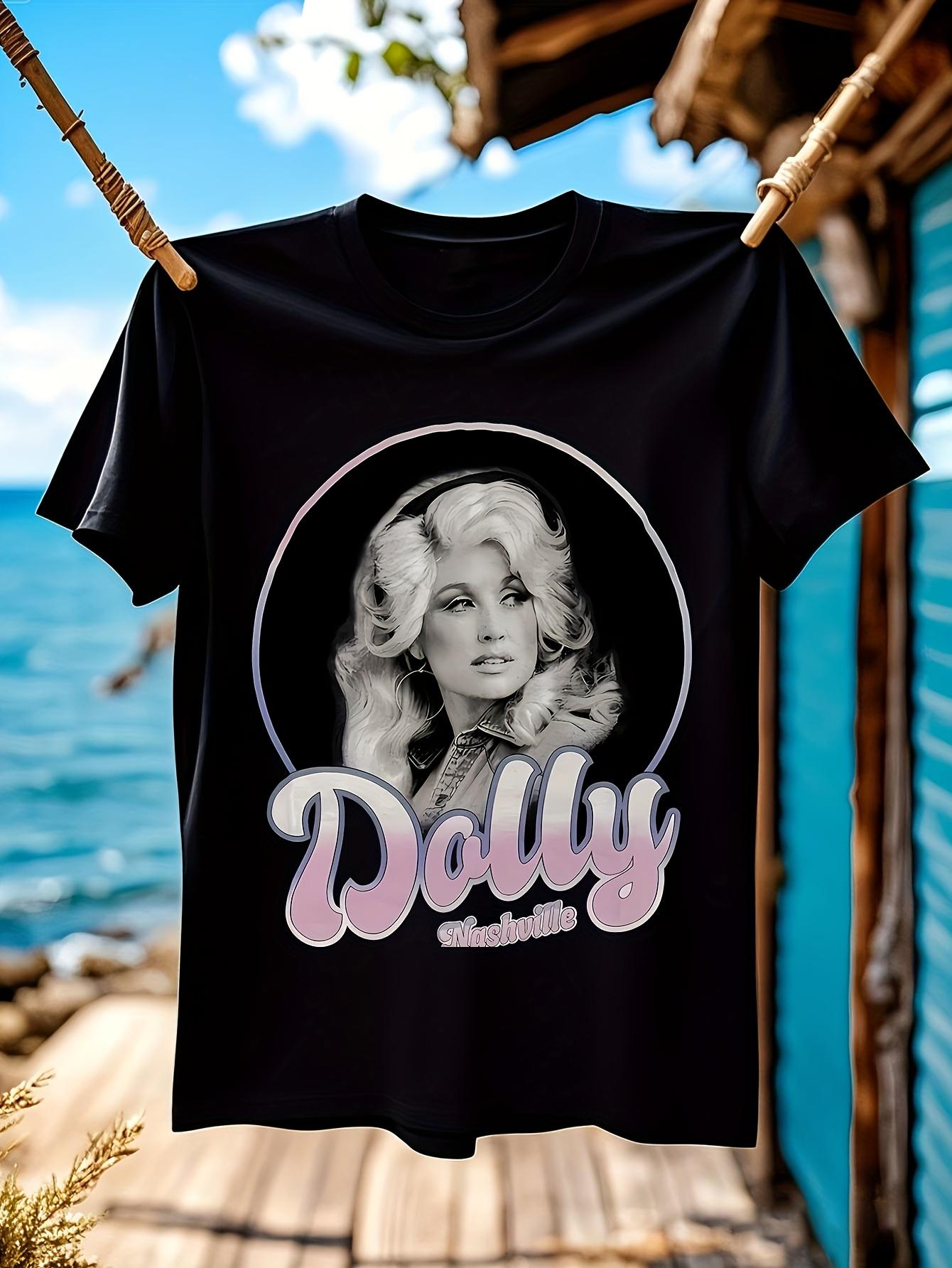 Dolly Parton Nashville Graphic Tshirt Graphic Tshirt - Bl... XXXXL
