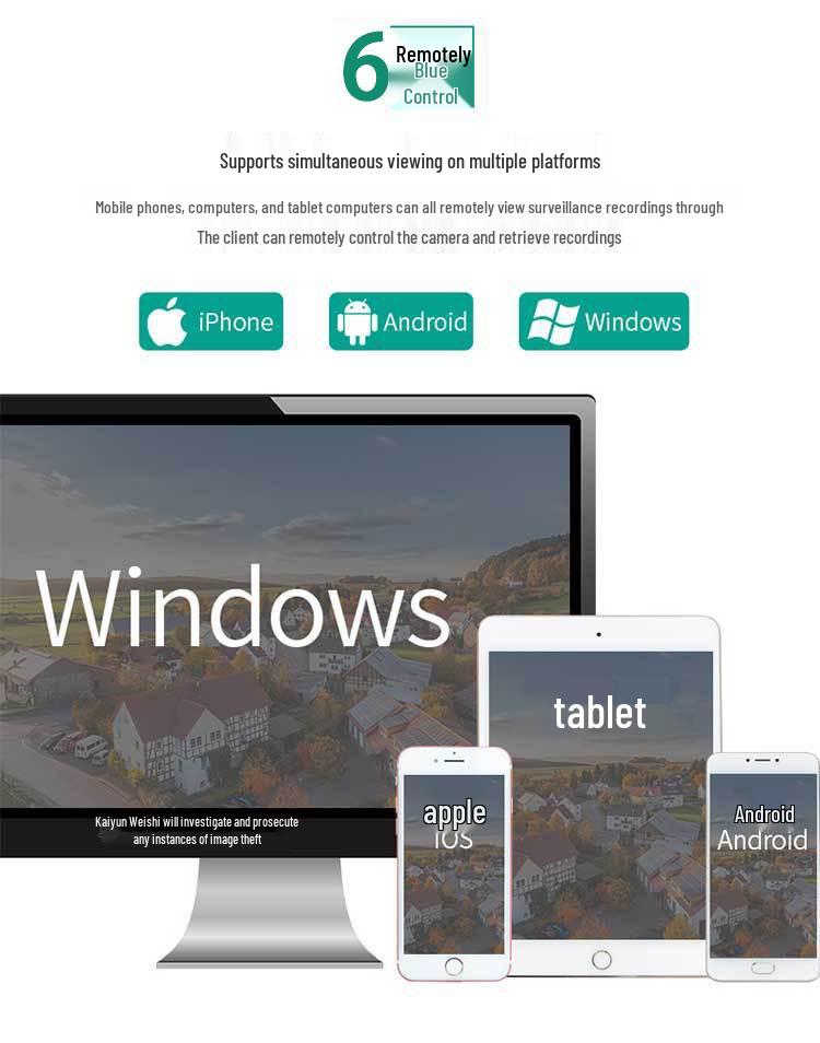 1080P ICSEE Kabelloses NVR-Kamera-Kit, Flexibel als Einzelartikel oder Komplettset, Unterstützt TF-Karte.