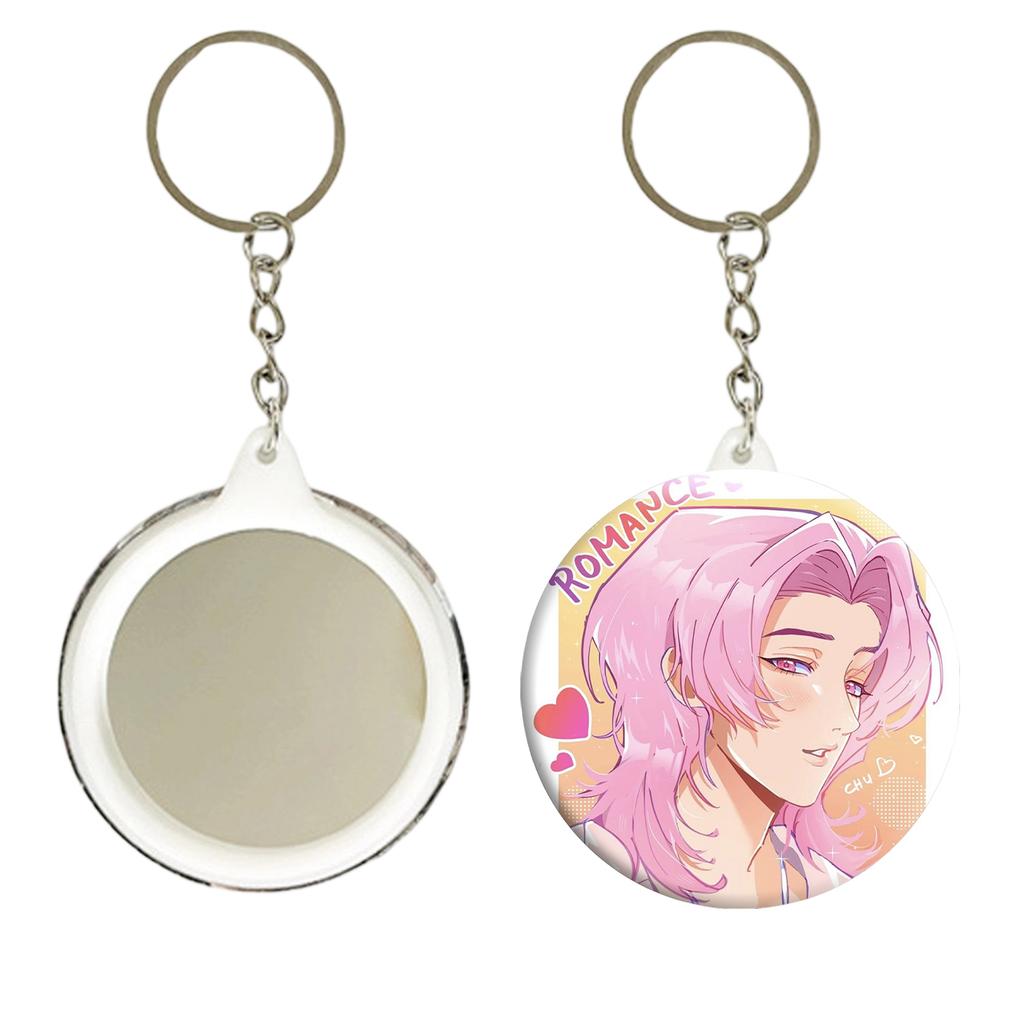 Boys Anime Pendant Keychain Holder Car Keychain Mobile Phone Bag Pendant Cute Kawaii