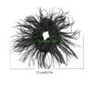 Ostrich Feather Hair Scrunchie Feather Hair Tie Hair Rope Headpieces for Women