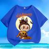 Children's Cartoon Pure Cotton Top, Summer Boys' and Girls' Casual Short-sleeved T-shirt