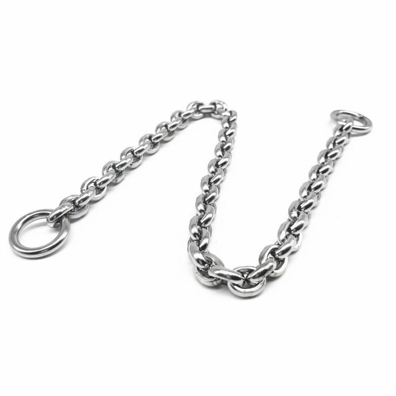 304 Stainless Steel Round Chain Dog Collar Medium Large Dogs German Shepherd Golden Retriever Training