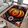 1PC Pumpkin Artwork Extra Large Non Slip Floor Carpet, Office, Family, Studio   Large Area Rug Indoor Rugs, Bold Statement Piece