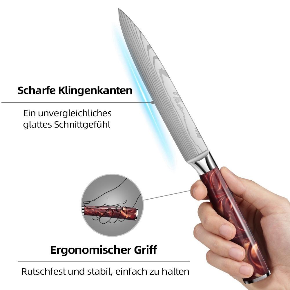 3PCS Premium Kitchen Knife Set, Boning Knife, Chef's Knife, Ultra-sharp Meat Cleaver, Vegetable Knife, Slicing Knife