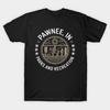 Men Black Print T-shirt Pawnee Indiana Parks And Recreation No-Cut Transfer Paper Print Cotton Tshirt