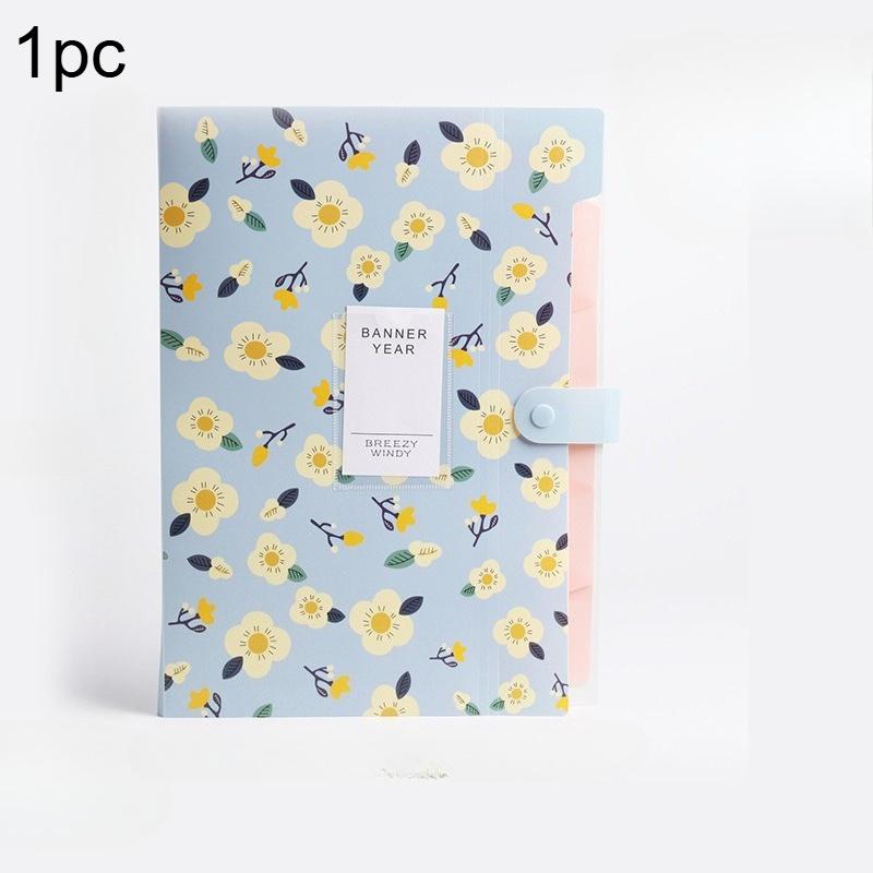 1pc Multi-Layered Folder Wear-Resistant Scratch-Resistant Dustproof Storing Office Documents Exam Papers Textbooks Document Bag