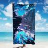 Jujutsu Kaisen Main Characters Split Anime Beach Towel Quick Dry Water Absorbent Bath Towel For Men Women Children Anime Fans