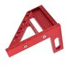 Carpenter Square Hole Scribing Ruler 45 90 Degree Aluminum Alloy 3D Measuring Ruler for Woodworking Engineering