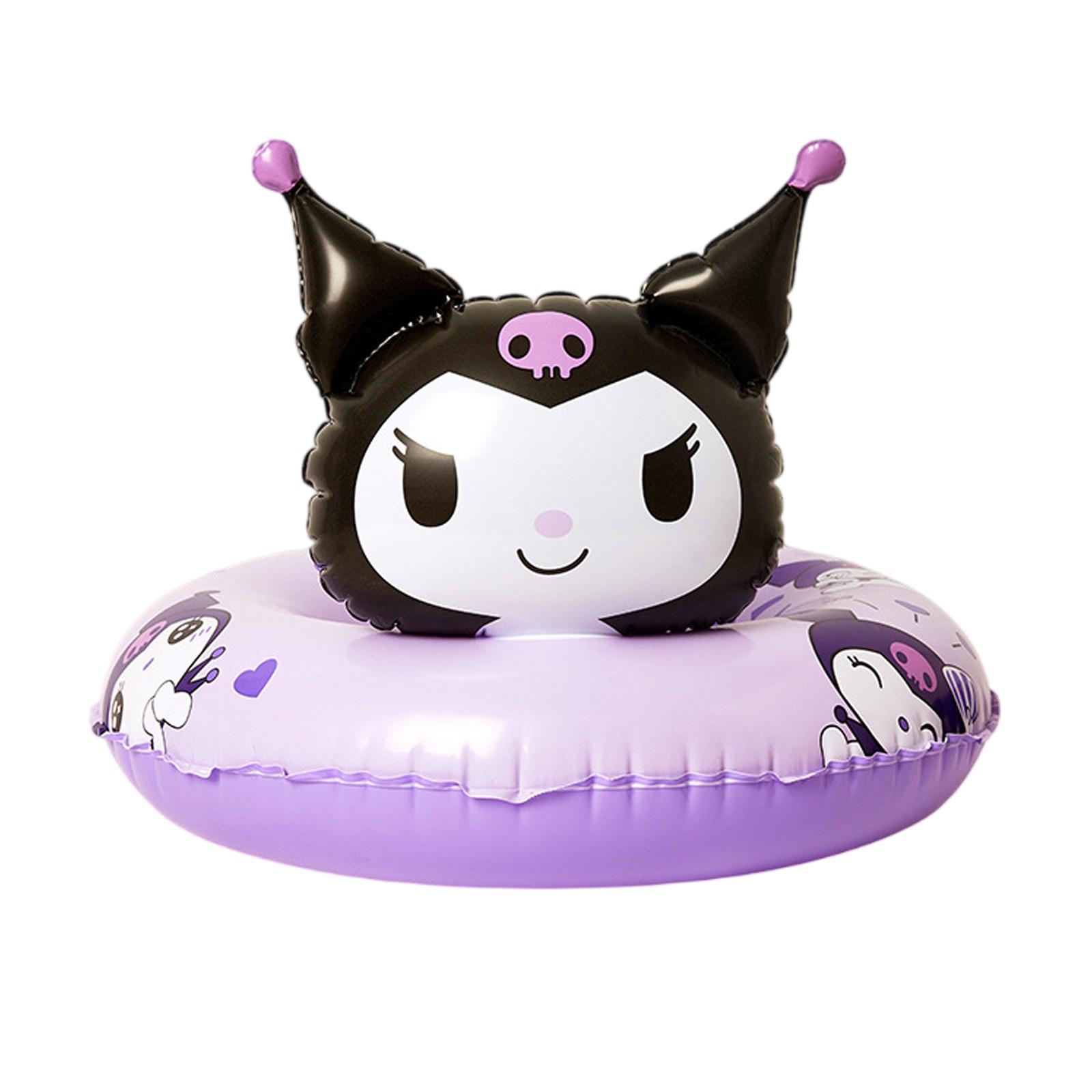 

Мультяшный принт Утолщенный Детский надувной круг для плавания для мальчиков и девочек One Size фиолетовый