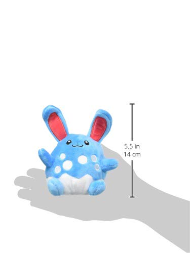 Pokémon Center Original Plush Toy Pokémon fit Marill 15 x 16 x 8 (H x W x D: cm)