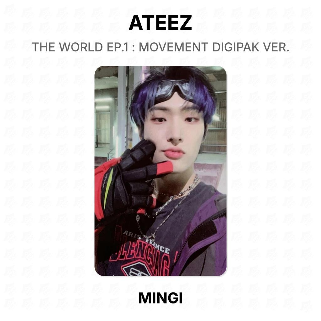 ATEEZ ŚWIAT EP.1 : RUCH DIGIPAK WERSJA. Oficjalna fotokarta