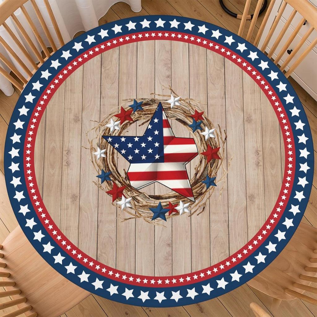 Independence Day Party Tablecloth For Children, Patriotic Party Decorations, Disposable PE Tablecloth