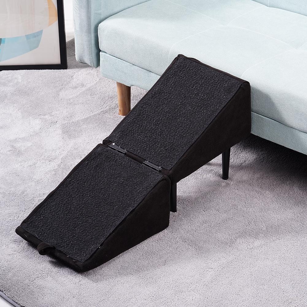 Split Dog Staircase Safety Ramp DualPurpose Folding Wooden Footstool Sofa Steps For Large Medium Small Dogs Cats Puppy Supply