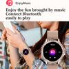 LUCKY START Roségoldene Smartwatch Bluetooth-Anruf Dame 100+ Sportmodi Fitness-Gesundheitsmonitor Damen-Smartwatch für IOS Android NX19