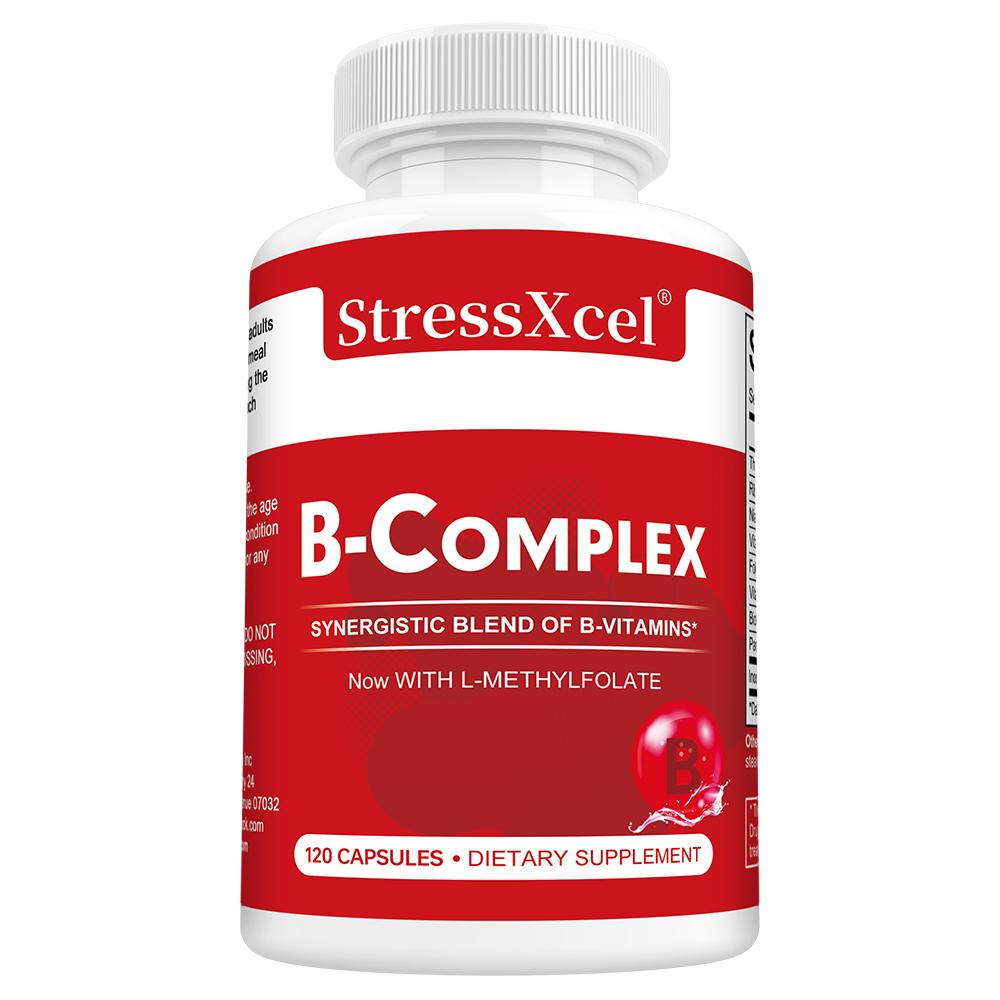 

Vitamin B-Complex Dietary Supplement, With Folate, Biotin, Inositol, 120 Capsules 120 Capsules