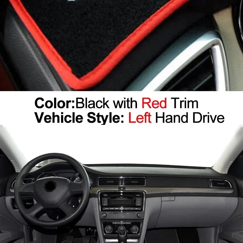 Car Dashboard Cover Non Slip Pad For Skoda Superb 2 B6 3T 2009 - 2015 Dash Mat Sun Shade Pad Anti-UV Cushion 2014 2013 2012 2011