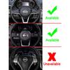 Schaltwippen für Nissan Altima SR Juke X-TRAIL Qashqai Pathfinder Rogue SV SL S Auto Lenkrad Gang DSG Aufkleber