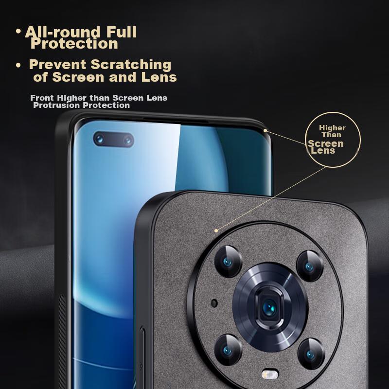 Honor Magic4 Pro Phone Case, Huawei HONOR Magic4 Pro Protective Cover, Shockproof Full Coverage Soft, Luxury Outer Casen, Black