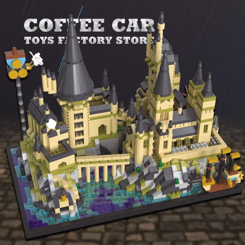 Non-Toxic Magic World Building Scene Diamond Blocks 3D Model Dream Medieval Castle Bricks Moc Set Puzzle Toys Adult Children Birthday Gift