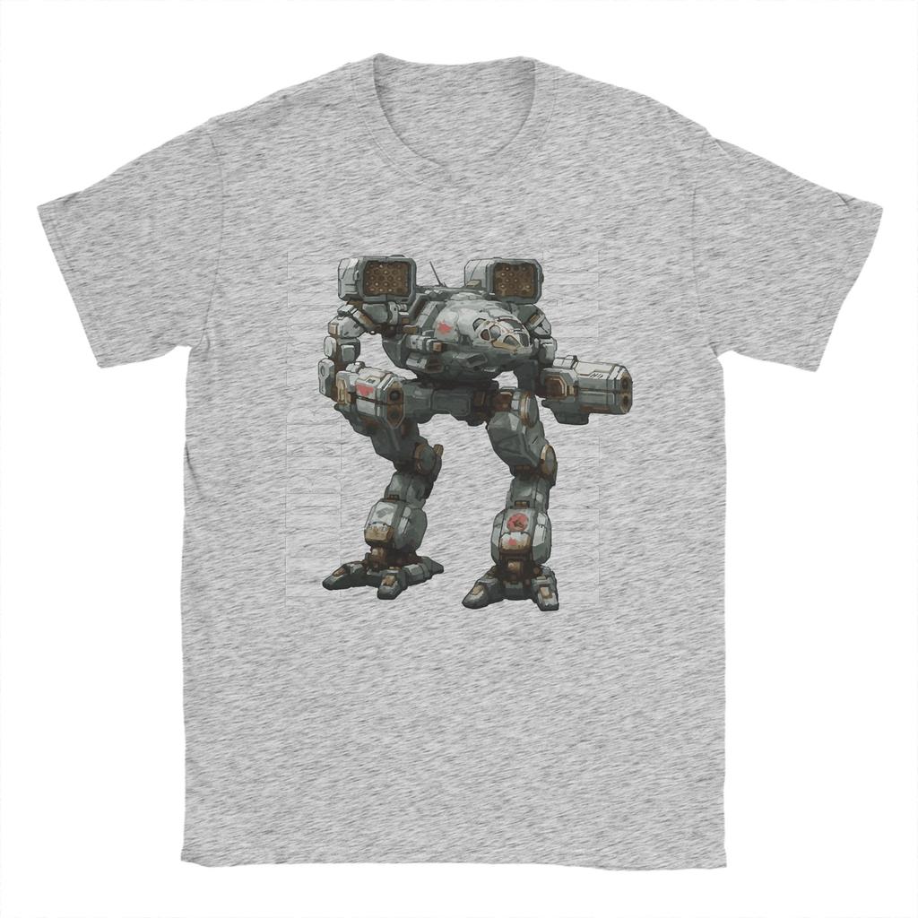 Mech Timber Wolf Madcat MKII TShirt for Men  Funny Pure Cotton Tees Crew Neck Short Sleeve T Shirts Gift Idea Tops