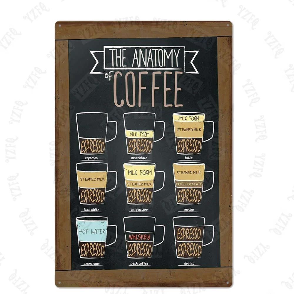 Chalkboard Art Coffee Menu Metal Sign Burger Bar Decorative Signs Wall kitchen Cafe Shop Home Art Craft Decor 30X20CM XP(947)A