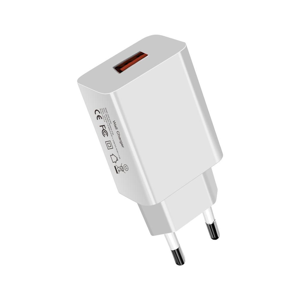18W European Fast Charging Head Is Suitable for Samsung Charger S7S8S9 Apple 15 Fast Charging USB Plug Source
