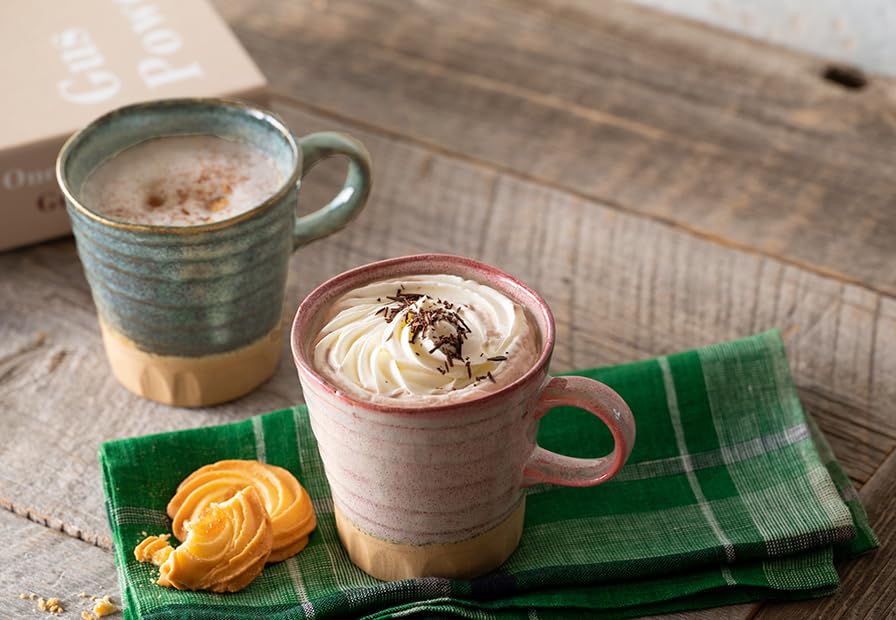 Mino Ware Pair Set of Microwave and Dishwasher Mino Kiln Wooden Made in Mugs, 2, Approx. 330ml, Safe, Craft, Box, Gift, Japan, MIN-3003A