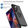 Armor Magnetic Ring Bracket Case For Samsung Galaxy S25 Ultra S25+ S 25 Matte Hard PC Back Cover Galaxy S25 Plus S25ultra Funda