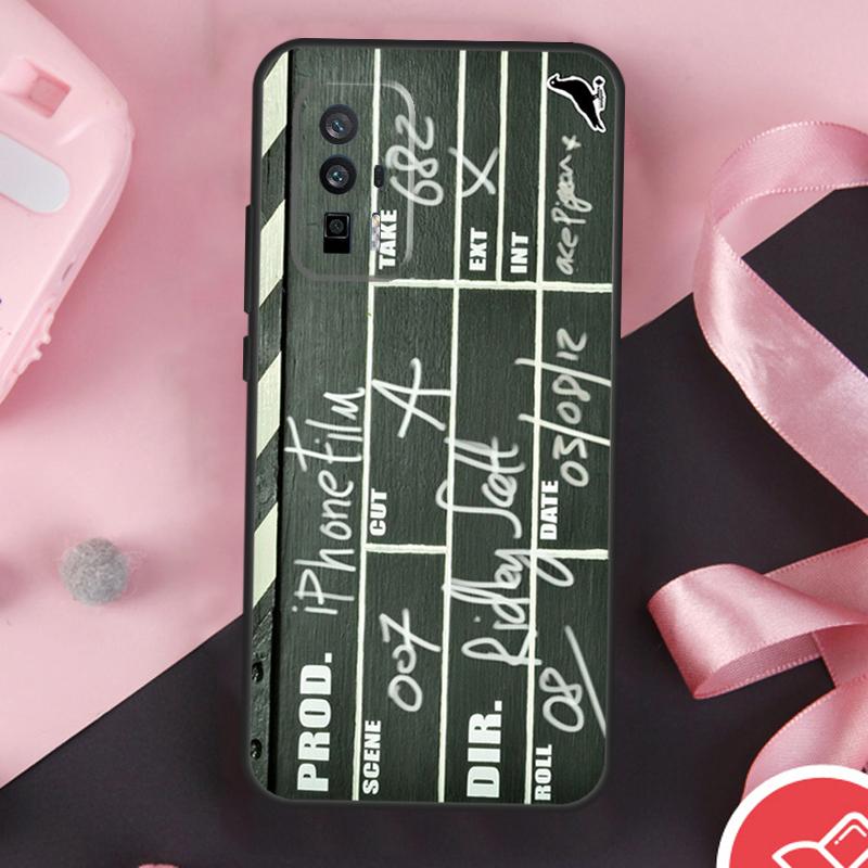 

Clapper Board Case For POCO F6 X6 X3 X5 M6 Pro F3 F5 M5s Xiaomi 14 Ultra 13 12 Lite 11T 12T 13T Pro Cover POCO X4 Pro 5G