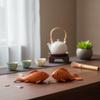Color Changing Brew Pet Artisanal Look Color Changing Aquatic Creature Figurine Desktop Decoration for Office Desk