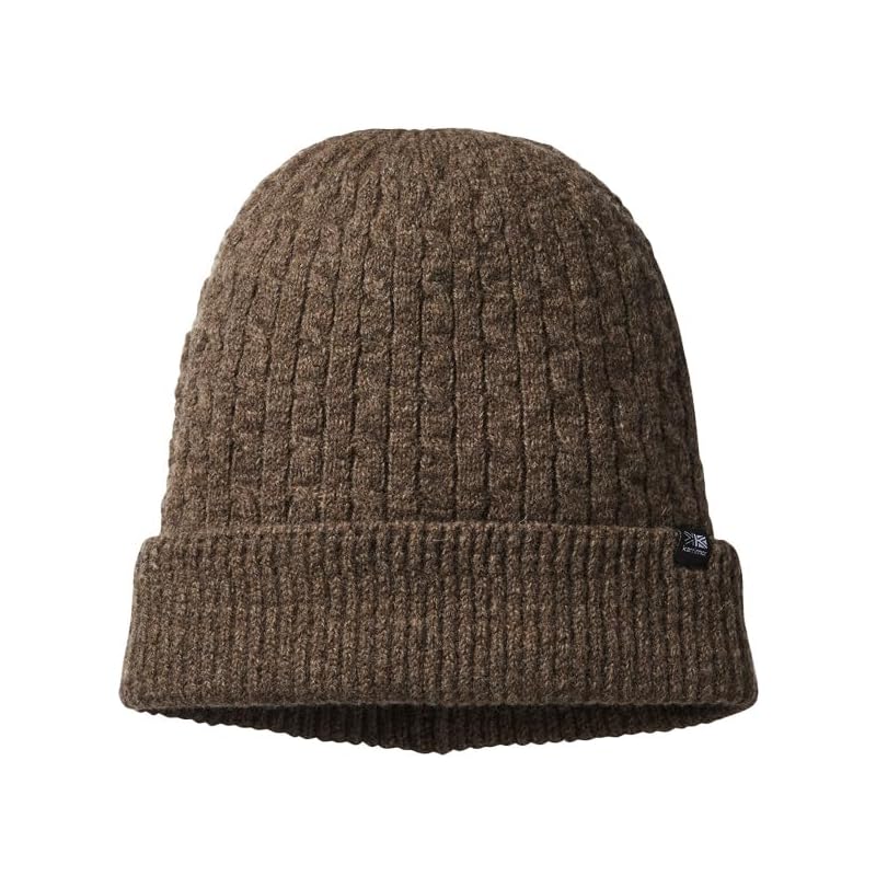 

[Karimar] beanie wool beanie Brown