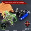 Luminous All-Metal Finger Spinner Set - Long Spin Time & Stress-Relief Toy