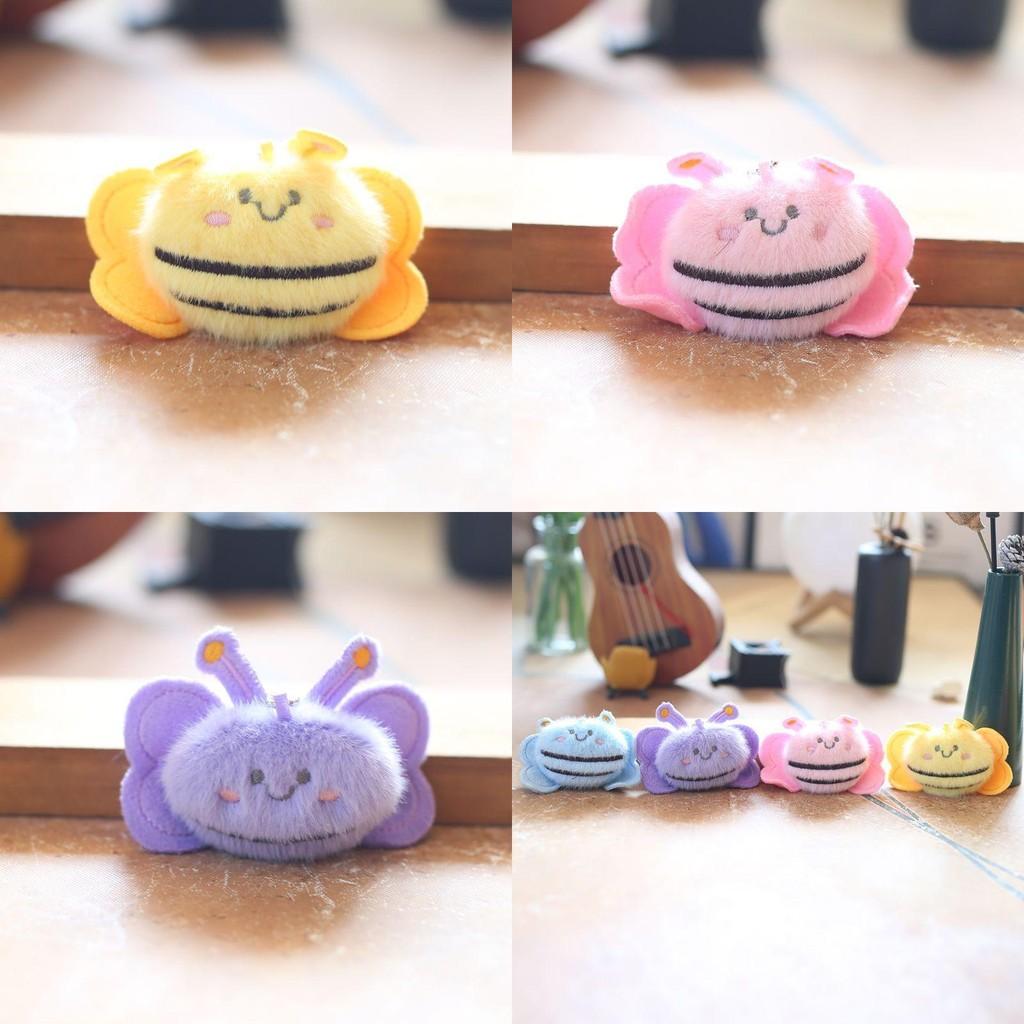 Plush Petite Bee Keychain Stuffed Animal Toy With Filling For Gift Childrens