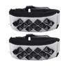 2PCS Plastic And Fabric Bass Muting Strap Adjustable Design Noise Dampers  For Electric Guitar