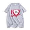 DIY I Love My Boyfriend Girlfriend T-shirt For Mens Women Custom Photo Short Sleeve Tee Shirt Tops Customize Tshirt