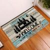 A Door Mat, Featuring a Camping Design, Suitable for Indoor/Outdoor RV Use, Washable, And Perfect for Living Rooms, Bedrooms, Bathrooms, And Kitchens.
