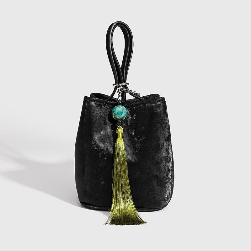 

Сумка Модный Нишевый Портативный Мешок-Ведро Женский Летний Кроссбоди Мешок-Ведро Корзина для Овощей чёрный