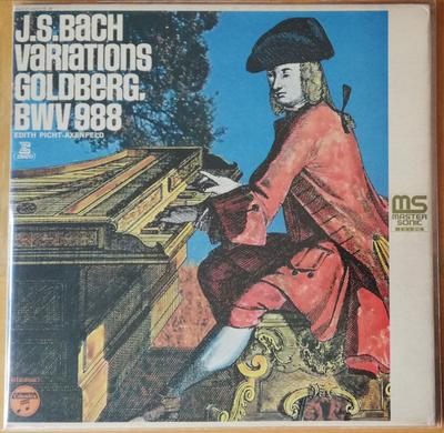 LP Record EDITH PICHTAXENFELD  J.s. Bach Variations Goldberg Bwv NCC8005 ERATO 1971 Japan Classical Used