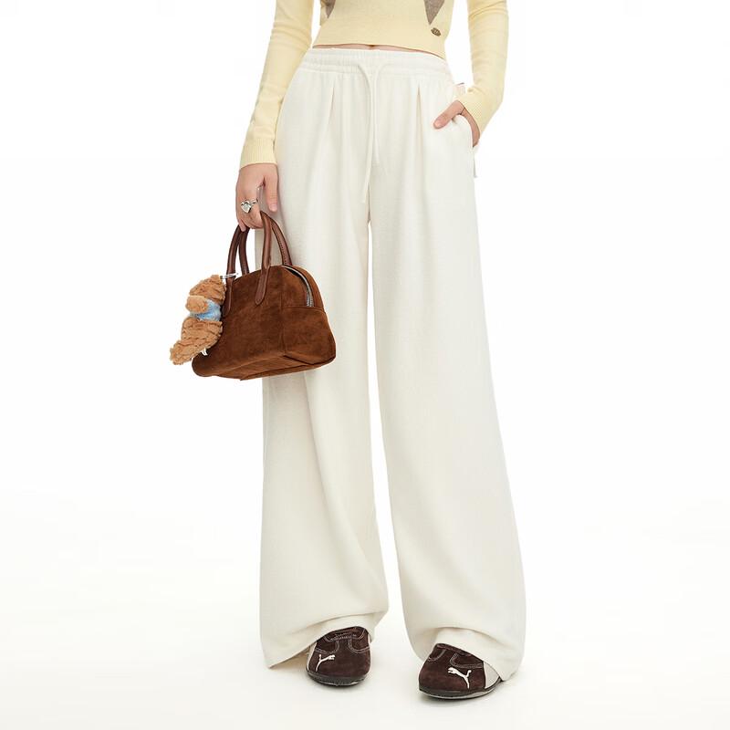 UNIFREE Women's Soft Knit Wide-Leg Lounge Pants