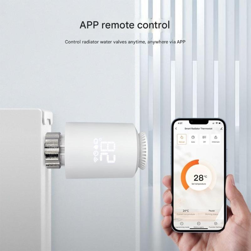 Small Thermostatic Valves Intelligent Temperature Control Valves Energy Efficient Small Valves for Home Heating System