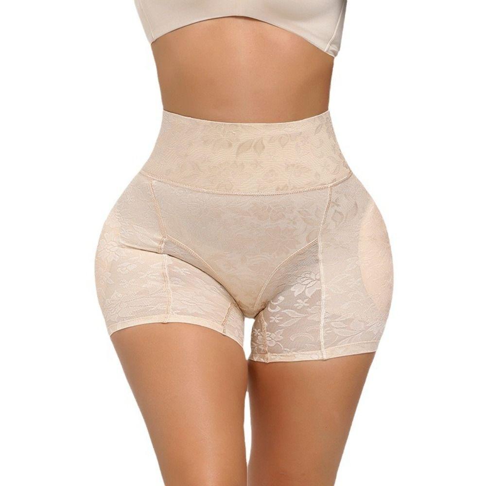 Lace Mesh Slimming Shapewear with Pads Shapers Body Shaping Panties Tummy Control Underwear  Female