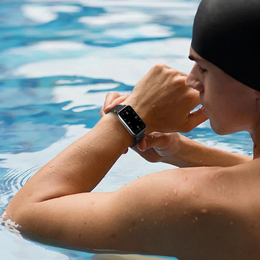 Silikonarmband für Redmi Watch 5/4 Armband Ersatz Atmungsaktives Handgelenk Sportband Correa für Mi Band 9/8pro Weiches Armband