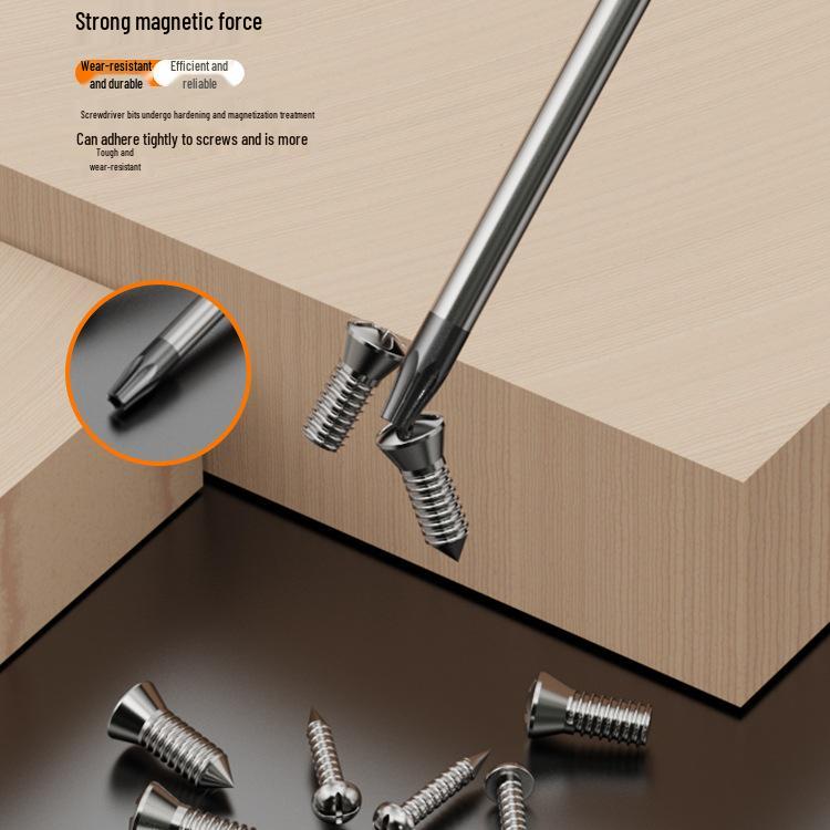 Torx Hex Screwdriver Set: T8-T30 Cross-Head, Six-Lobe, Flower-Shaped Tools